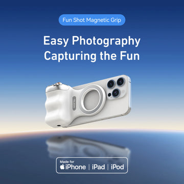Telesin Fun Shot Magnetic Phone Grip | Shooting Aid for Apple, Xiaomi, OnePlus & More