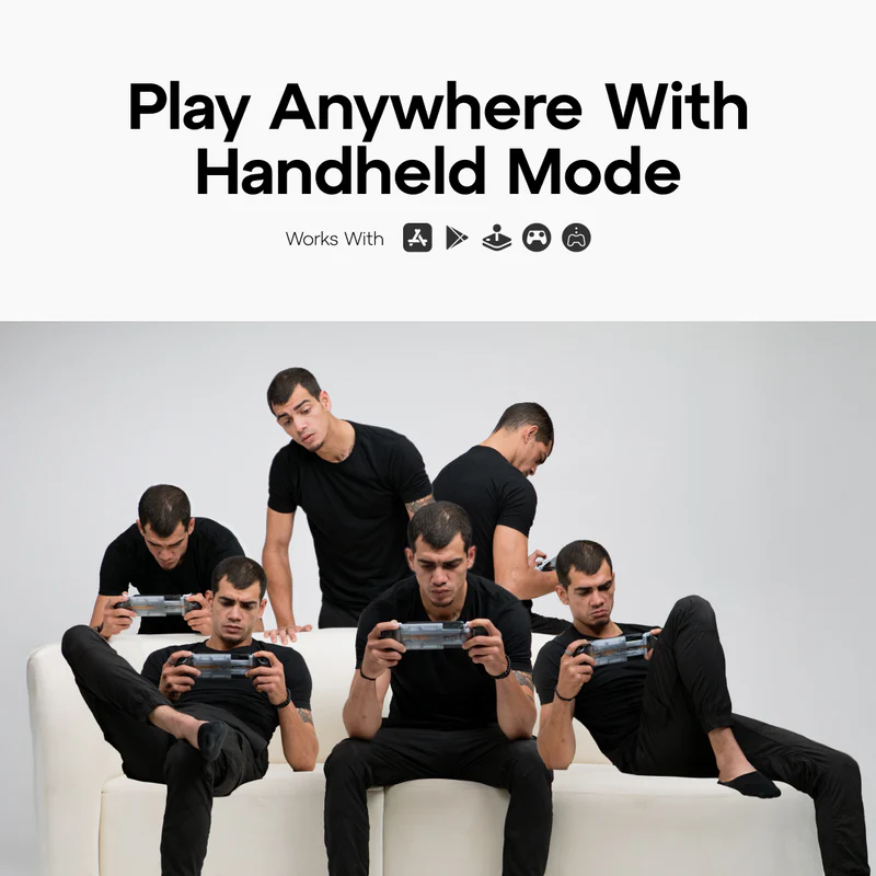 Headshot Pro Mobile Gaming Controller – Zero Lag, Hall Effect Joysticks, Pass-Through Charging (Android/iOS)