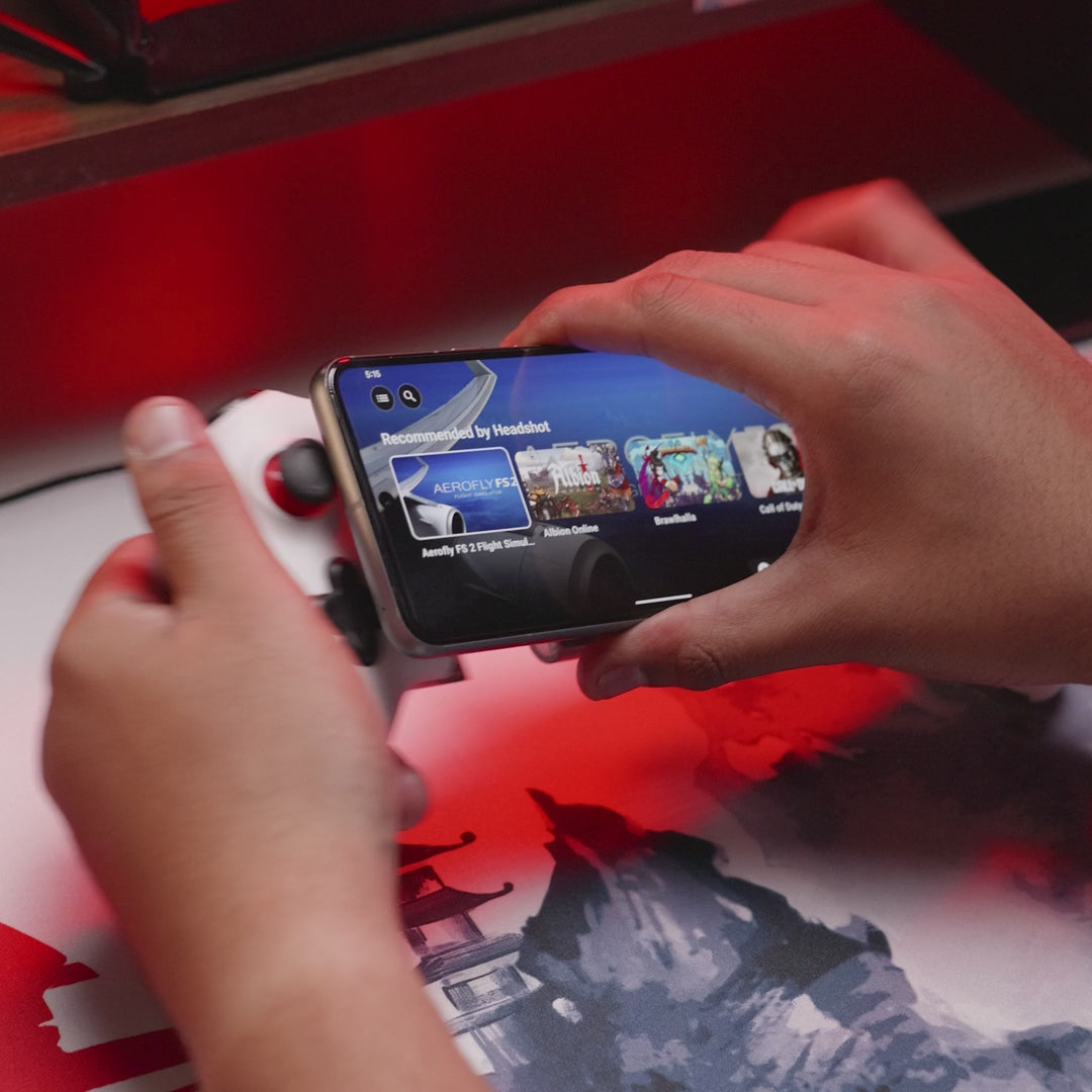 Headshot Pro Mobile Gaming Controller – Zero Lag, Hall Effect Joysticks, Pass-Through Charging (Android/iOS) (Limited Stock)